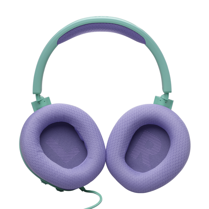 JBL Quantum 100M2 - Cyan - Wired over-ear gaming headset with detachable mic and mute option - Detailshot 4 image number null